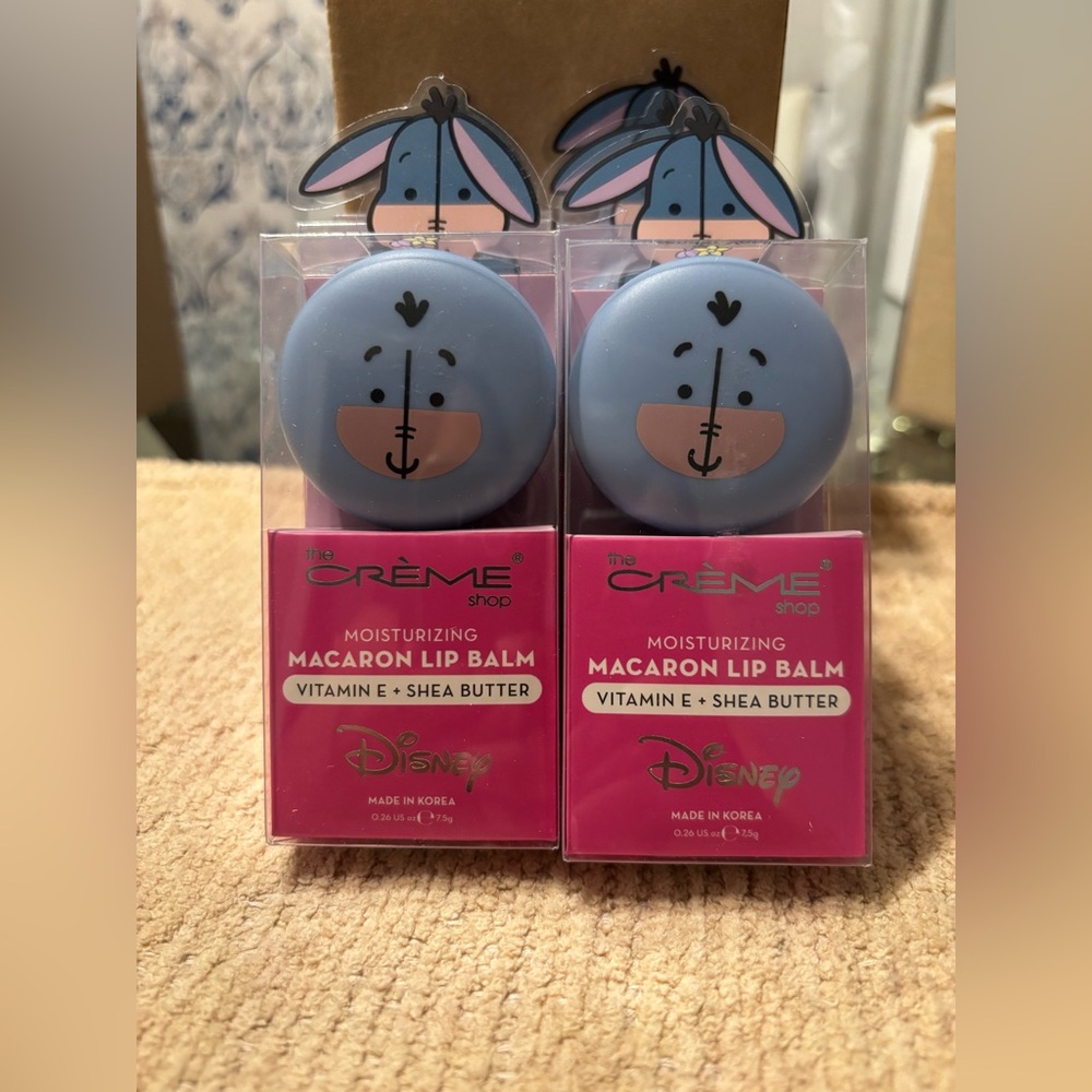 The Creme Shop x Disney Macaron Lip Balm Winnie The Pooh Korean 6 units